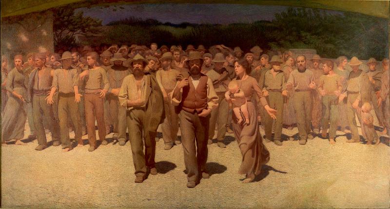 Giuseppe Pellizza da Volpedo The Fourth Estate